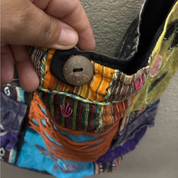 Colorful Boho Patchwork Crossbody Bag - Picture 6 of 13